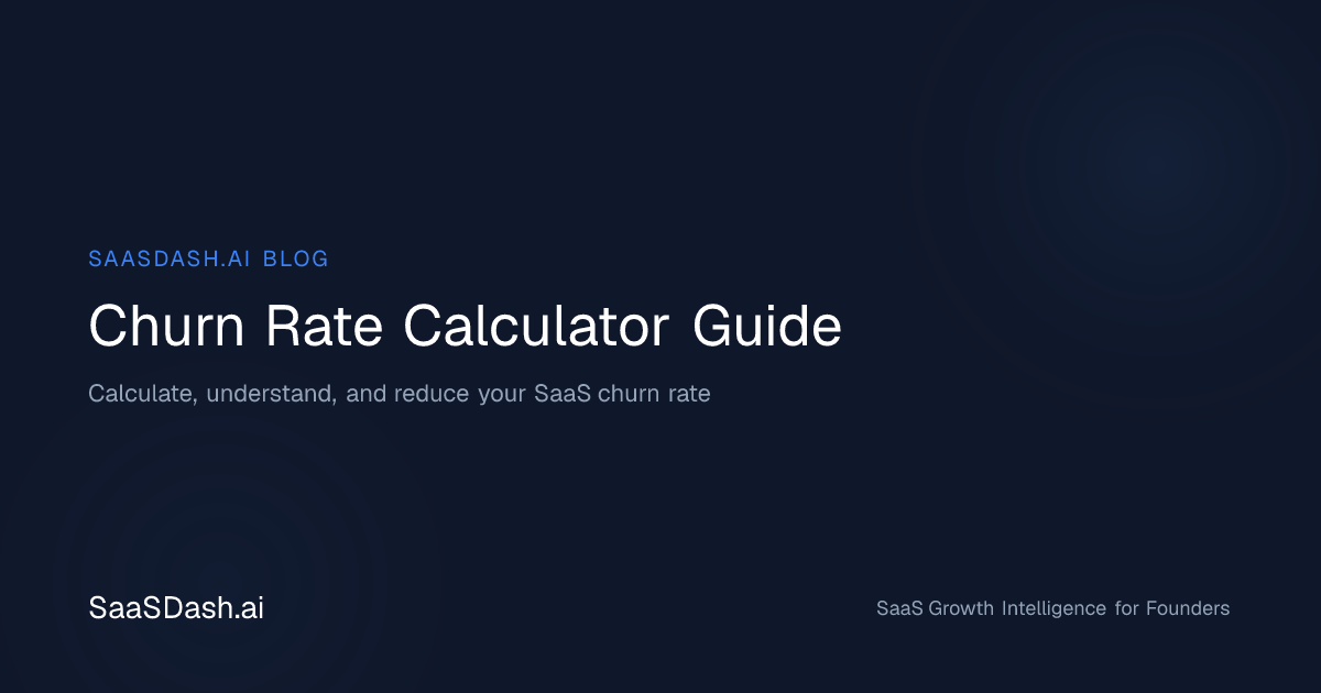 Churn Rate Calculator: How to Measure, Benchmark, and Reduce SaaS Churn ...